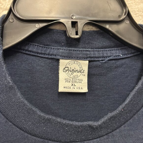 VTG LightHouse Preservation Society Shirt Mens XL Made in USA Blue Graphic Cozy - Picture 3 of 6